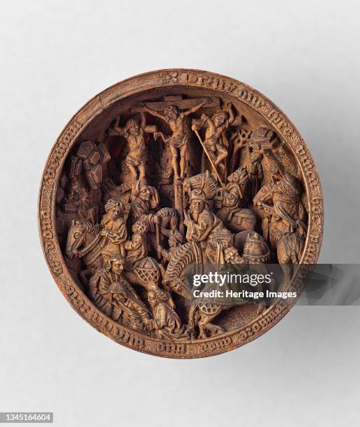 Crucifixion Relief from a Rosary Bead, 1500/25. Artist Unknown.