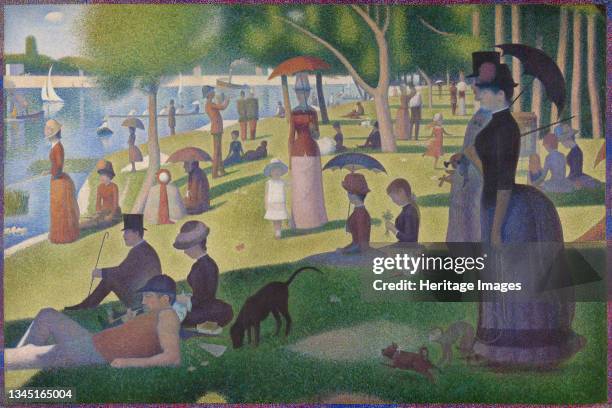 Sunday on La Grande Jatte  1884, 1884/86. Artist Georges-Pierre Seurat.