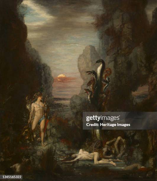 Hercules and the Lernaean Hydra, 1875/76. Artist Gustave Moreau.