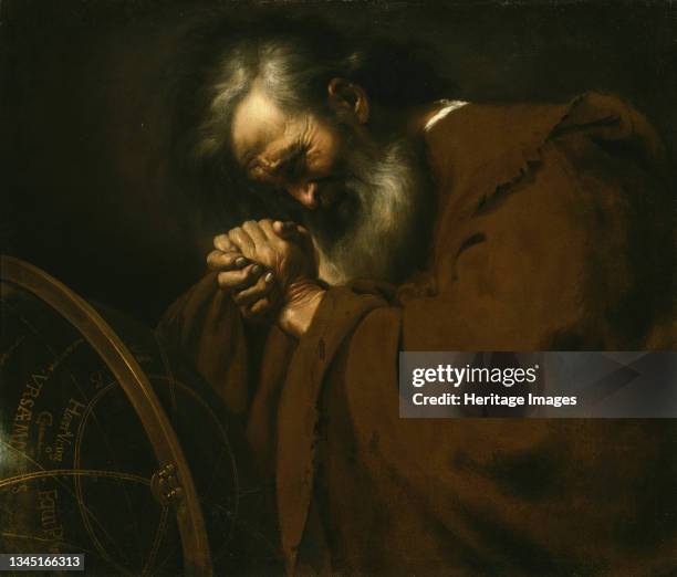 Heraclitus, the Weeping Philosopher, circa 1630. Artist Unknown.