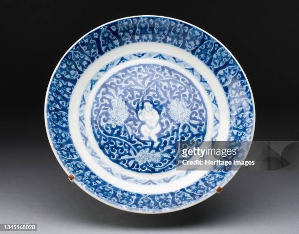 Plate, China, 1662/1722. Artist Jingdezhen Porcelain.