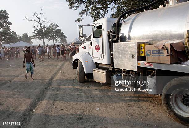 General view of the atmosphere during Bonnaroo 2011 on June 11, 2011 in Manchester, Tennessee.