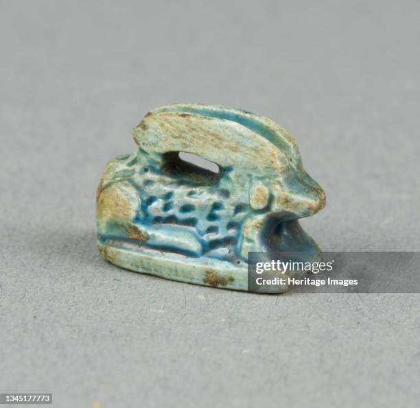 Amulet of a Hare, Egypt, Late Period . Artist Unknown.