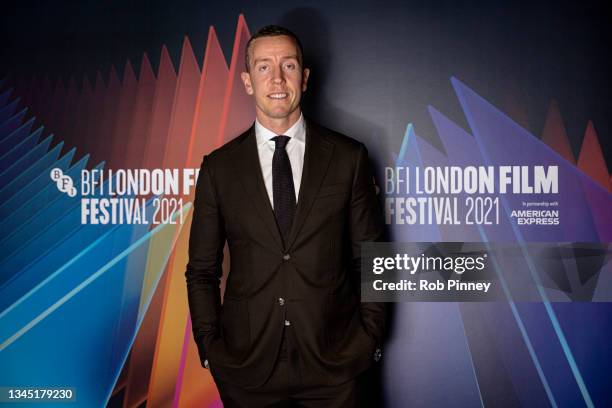 Director-Screenwriter Hannes Thór Halldórsson poses at a photocall at the "Cop Secret" UK Premiere during the 65th BFI London Film Festival at the...