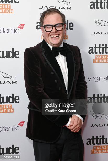 Alan Carr attends The Virgin Atlantic Attitude Awards 2021 at The Roundhouse on October 06, 2021 in London, England.