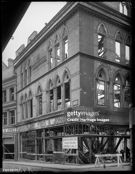 Midland House, 30 Union Street, Ladywood, Birmingham, 1941. Midland House, the premises of Chamberlain King & Jones Limited, at 27-30 Union Street...