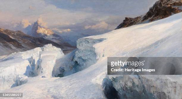 Glacier plateau, 1906. Private Collection. Artist Compton, Edward Theodore .