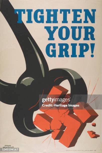 Tighten your grip! , circa 1942. Private Collection. Artist Newbould, Frank .