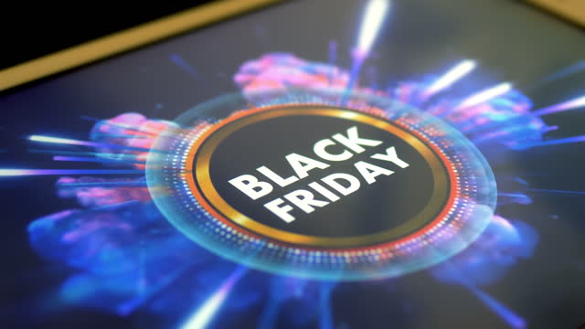 Click Black Friday sale exploding banner in 4K