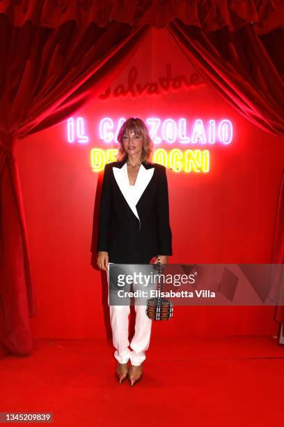 Gaia Trussardi attends the Docufilm "Salvatore - Il calzolaio dei sogni" directed by Luca Guadagnino on October 06, 2021 in Rome, Italy.
