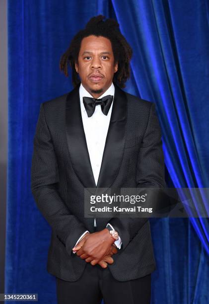 Shawn Carter AKA Jay-Z attends "The Harder They Fall" World Premiere during the 65th BFI London Film Festival at The Royal Festival Hall on October...