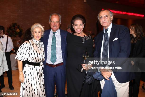 Federica Formilli Fendi, Leonardo Ferragamo, Marisela Federici and Ferdinando Brachetti Peretti attend the Docufilm "Salvatore - Il calzolaio dei...