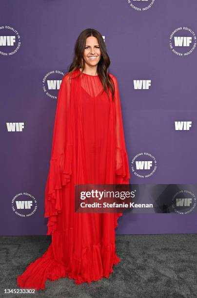 Crystal Award Honoree Ashley Levinson attends the Women in Film Honors: Trailblazers of the New Normal sponsored by Max Mara, ShivHans Pictures, and...