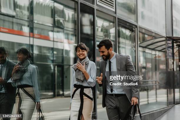 going at work with a smile - female fbi stock pictures, royalty-free photos & images