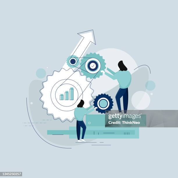 Project Management Process Flow Chart Stock-Fotos und Bilder - Getty Images