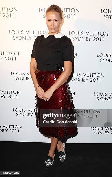 Lara Bingle arrives at the Louis Vuitton Maison reception on December 2, 2011 in Sydney, Australia.