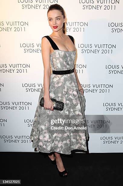 Miranda Kerr arrives at the Louis Vuitton Maison reception on December 2, 2011 in Sydney, Australia.