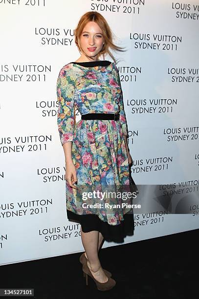 Sophie Lowe arrives at the Louis Vuitton Maison reception on December 2, 2011 in Sydney, Australia. The new Sydney Louis Vuitton Maison is only the...