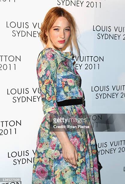 Sophie Lowe arrives at the Louis Vuitton Maison reception on December 2, 2011 in Sydney, Australia. The new Sydney Louis Vuitton Maison is only the...