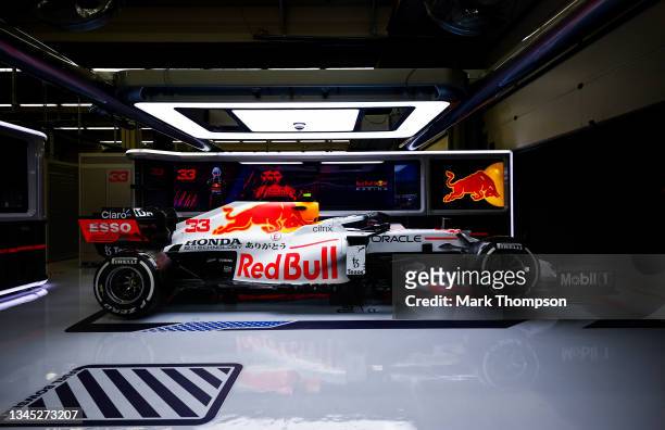 The Red Bull Racing team launch a special livery to say Thank You to their engine supplier Honda during previews ahead of the F1 Grand Prix of Turkey...