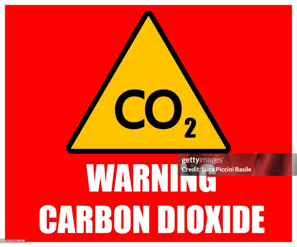 Clo2 Warning Warning Carbon Dioxide Caution And Safety Sign High-Res Vector Graphic ...