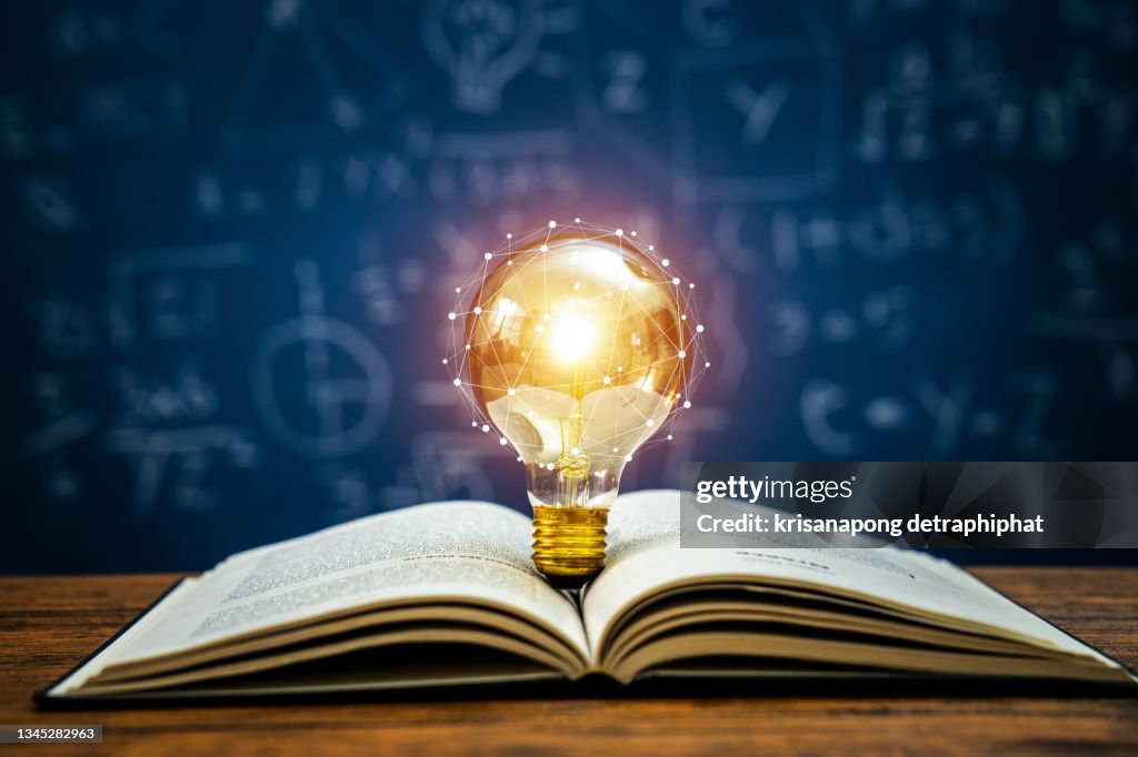 Education and light bulb concept