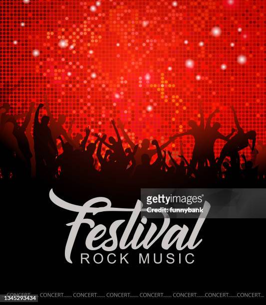 season party - concert background stock illustrations