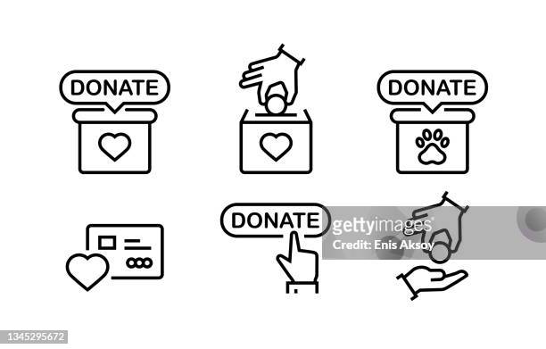 ilustrações, clipart, desenhos animados e ícones de ícones de doação - doação de órgãos