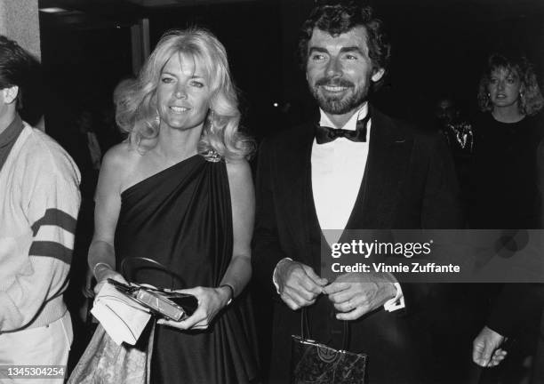 American actress Meredith Baxter Birney and her husband, American actor David Birney, attend the Rudolph Valentino International Cinema & Television...