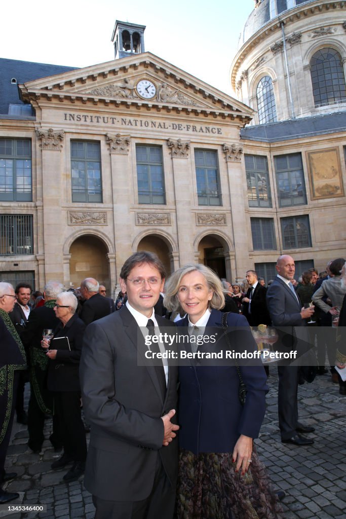 CEO of Parfums Christian Dior Laurent Kleitman and his wife attend