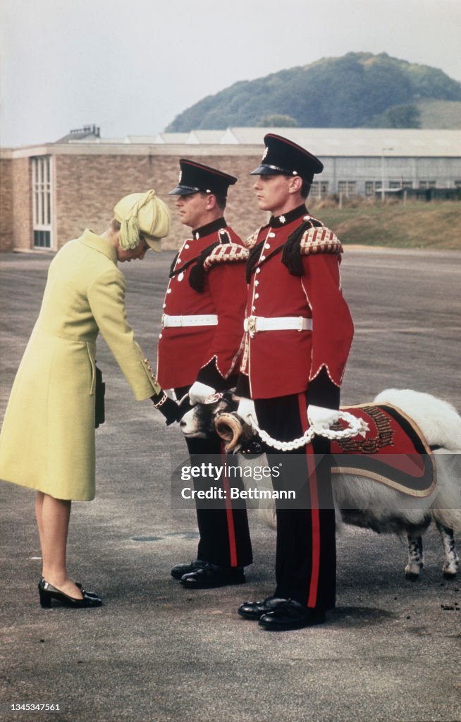 Princess Anne at the Battlesbury Barracks