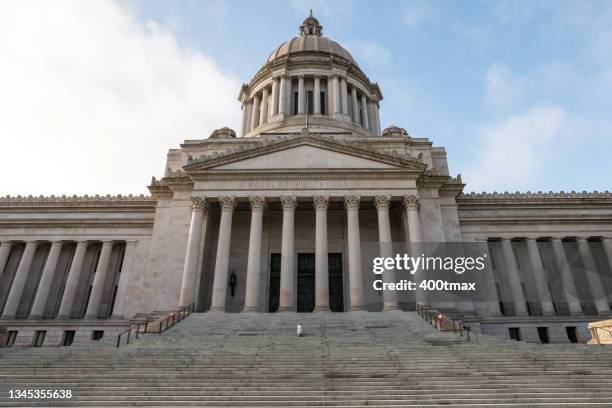 washington state capitol - olympia estado de washington imagens e fotografias de stock