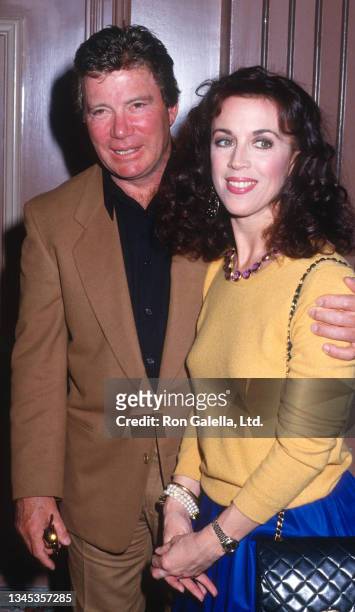 Married couple Canadian actor & author William Shatner and Marcy Lafferty attend the Mother-Daughter Celebrity Fashion Show at the Beverly Hilton...