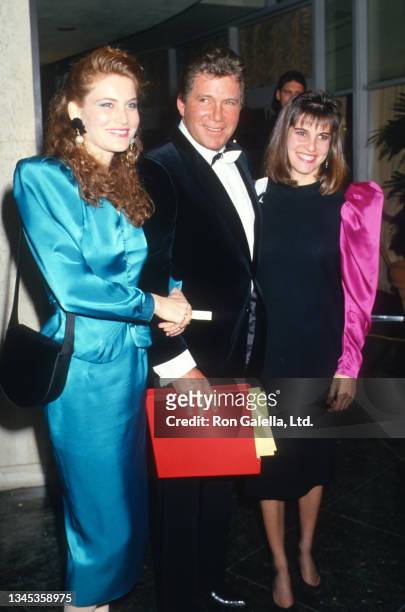 Canadian actor & author William Shatner and two of his daughters attend the 44th Annual Golden Globe Awards at the Beverly Hilton Hotel, Beverly...