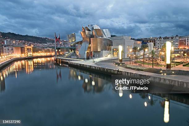 museum at bilbao - bilbao stock pictures, royalty-free photos & images