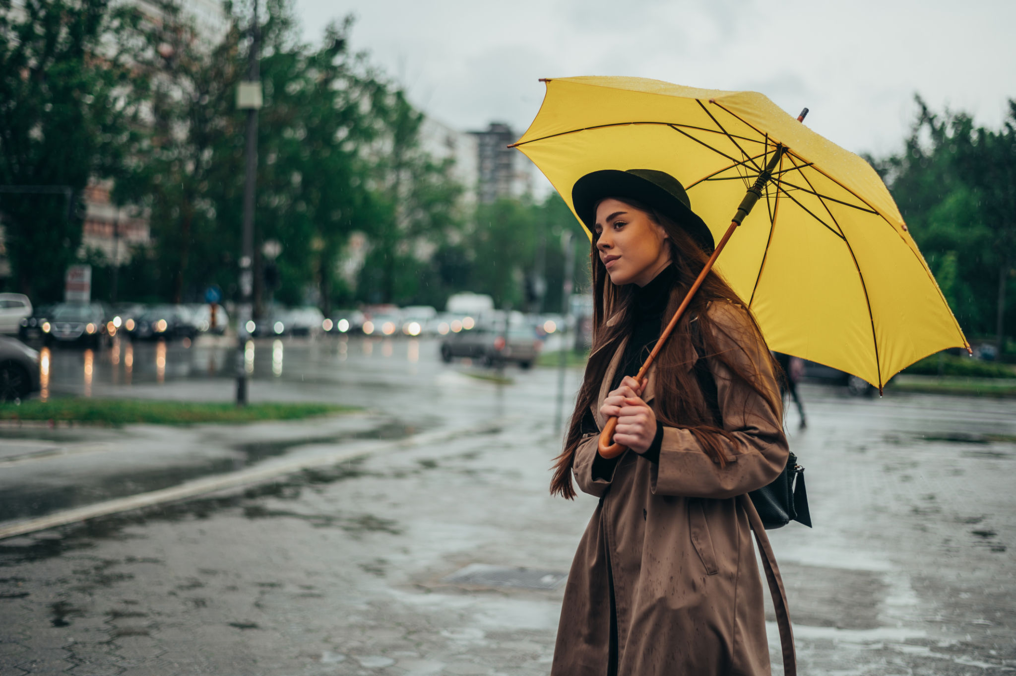 rainy day fashion