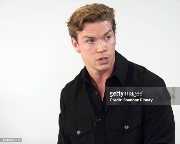 Actor Will Poulter speaks at the Washington, DC premiere of "Dopesick" at The Aspen Institute on October 07, 2021 in Washington, DC.