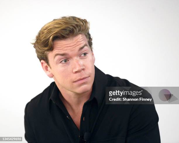 Actor Will Poulter speaks at the Washington, DC premiere of "Dopesick" at The Aspen Institute on October 07, 2021 in Washington, DC.