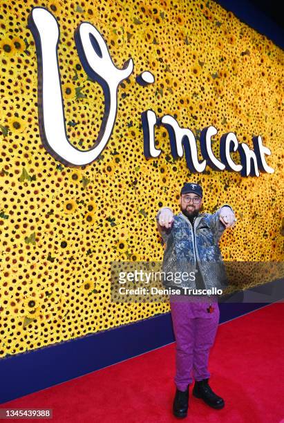 Pawn Stars cast member Austin "Chumlee" Russell attends "The Original Immersive Van Gogh Exhibit Las Vegas" at Lighthouse Las Vegas at the Shops At...