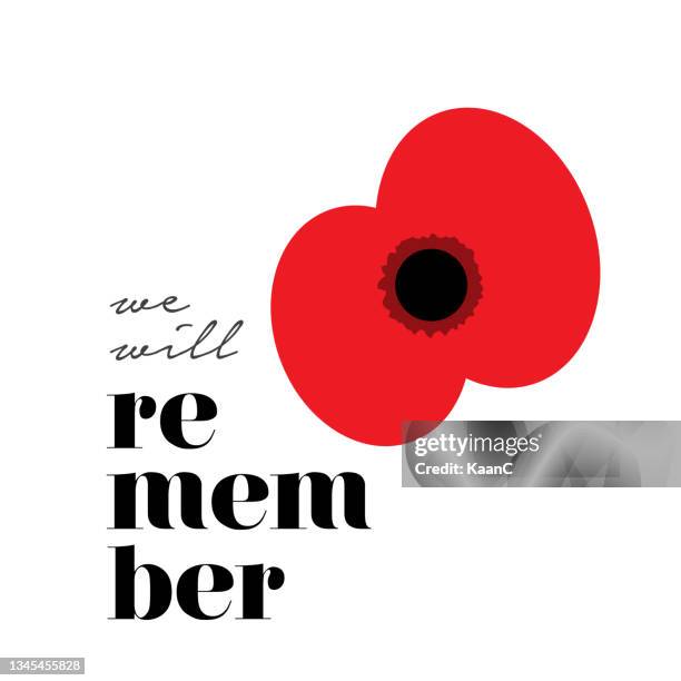 ilustrações de stock, clip art, desenhos animados e ícones de the remembrance day. poppy appeal. flower for remembrance day, memorial day, anzac day in new zealand, australia, canada and great britain. - oriental poppy