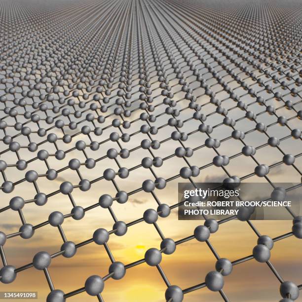 layer of stanene, illustration - semiconductors stock illustrations