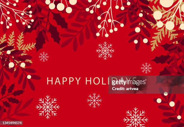 merry christmas background - holiday stock illustrations