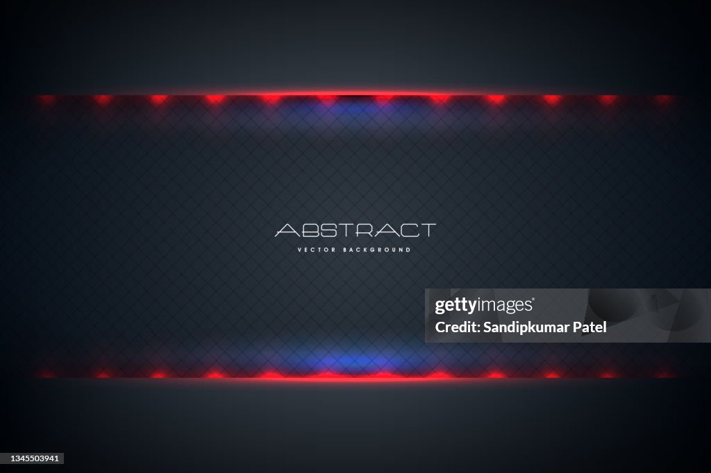 Luxury dark studio background with scenic lights