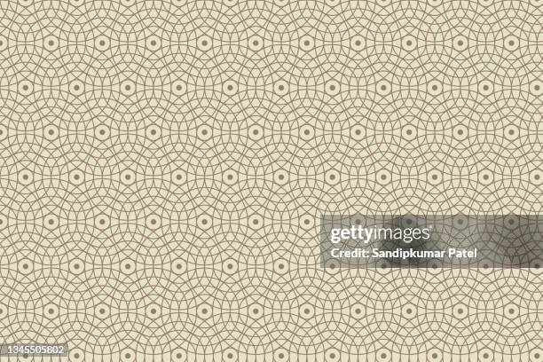 line circle abstract background seamless pattern gold luxury color geometric vector. - interlocking circles stock illustrations