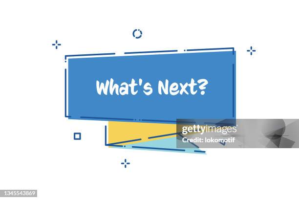 what's next web banner - what's next stock illustrations