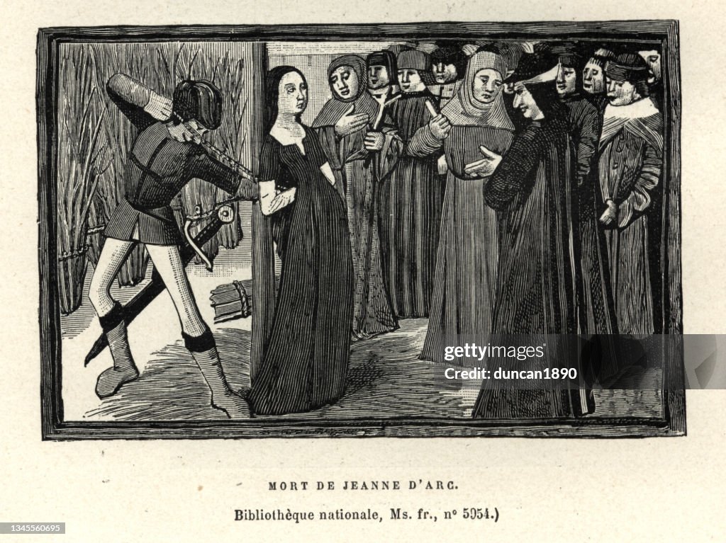 Death of Joan of Arc, Execution, Burnt at the Stake
