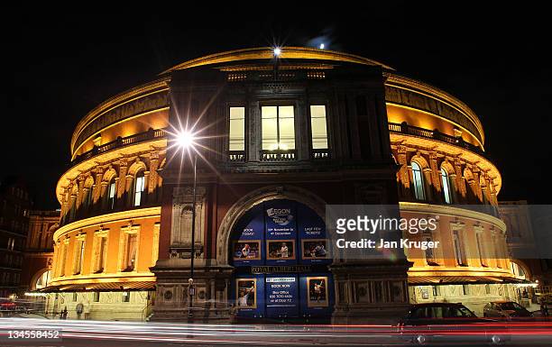 Exterior general view of the Royal Albert Hall during Day Three of the AEGON Masters Tennis at the Royal Albert Hall on December 2, 2011 in London ,...
