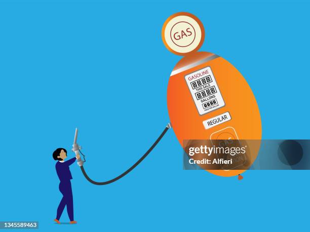 Pump Inflation Vector Gas Pump Inflation High-Res Vector Graphic - Getty Images