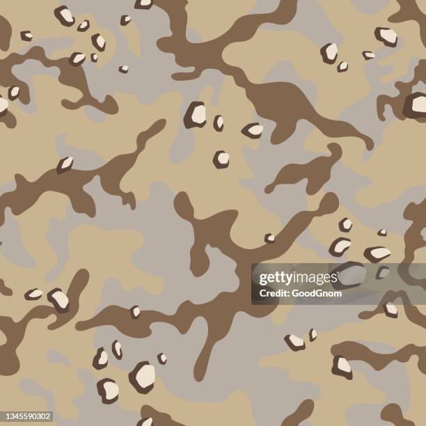 desert camouflage seamless - camoflague stock illustrations