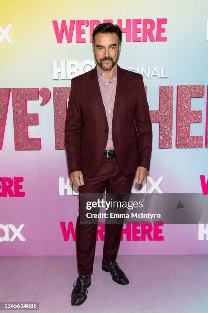 Jeff Marchelletta attends the Los Angeles premiere of Season 2 of HBO's unscripted series 'WE'RE HERE' at Sony Pictures Studios on October 08, 2021...